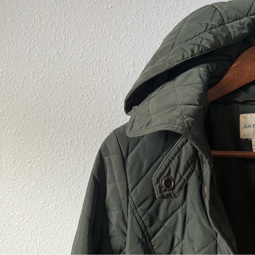 G.H. Bass & Co. Olive Quilted Jacket - Picture 2 of 10